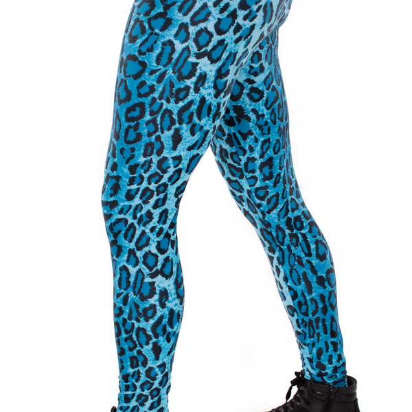 Patagonia Leopard Print Teal Leggings Size XS - 63% off