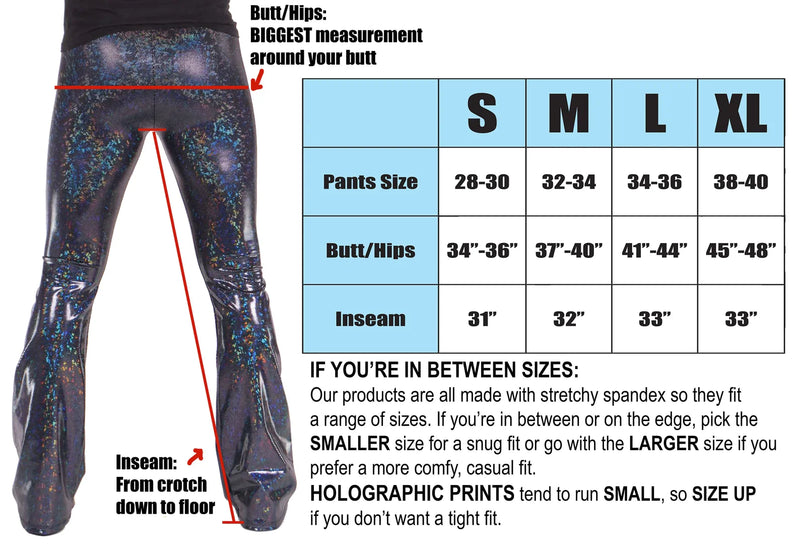 Silver on Black Holographic Small Scale Mermaid Leggings, Pocket